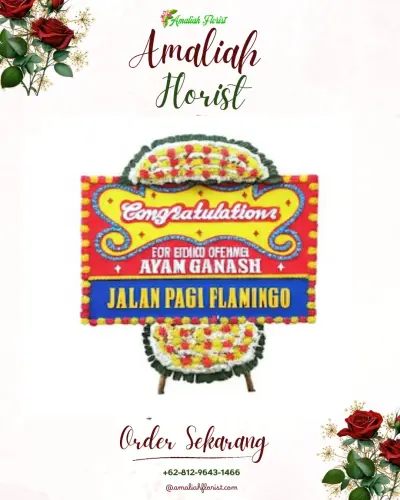 Bunga Papan Congratulation di Bakalrejo